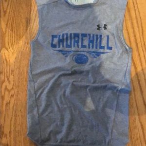 Bulldogs football tank top UA large